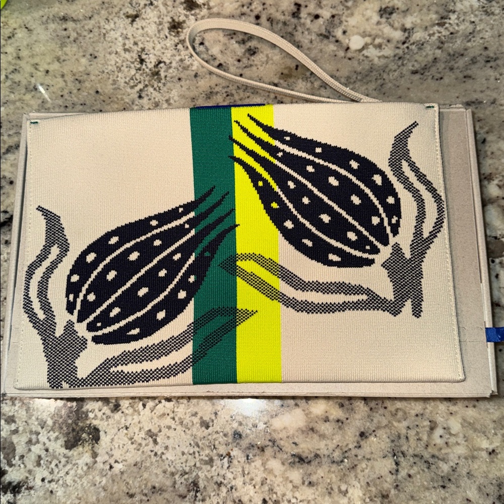 NWT Rothy’s Essential Pouch - Botanical Navy